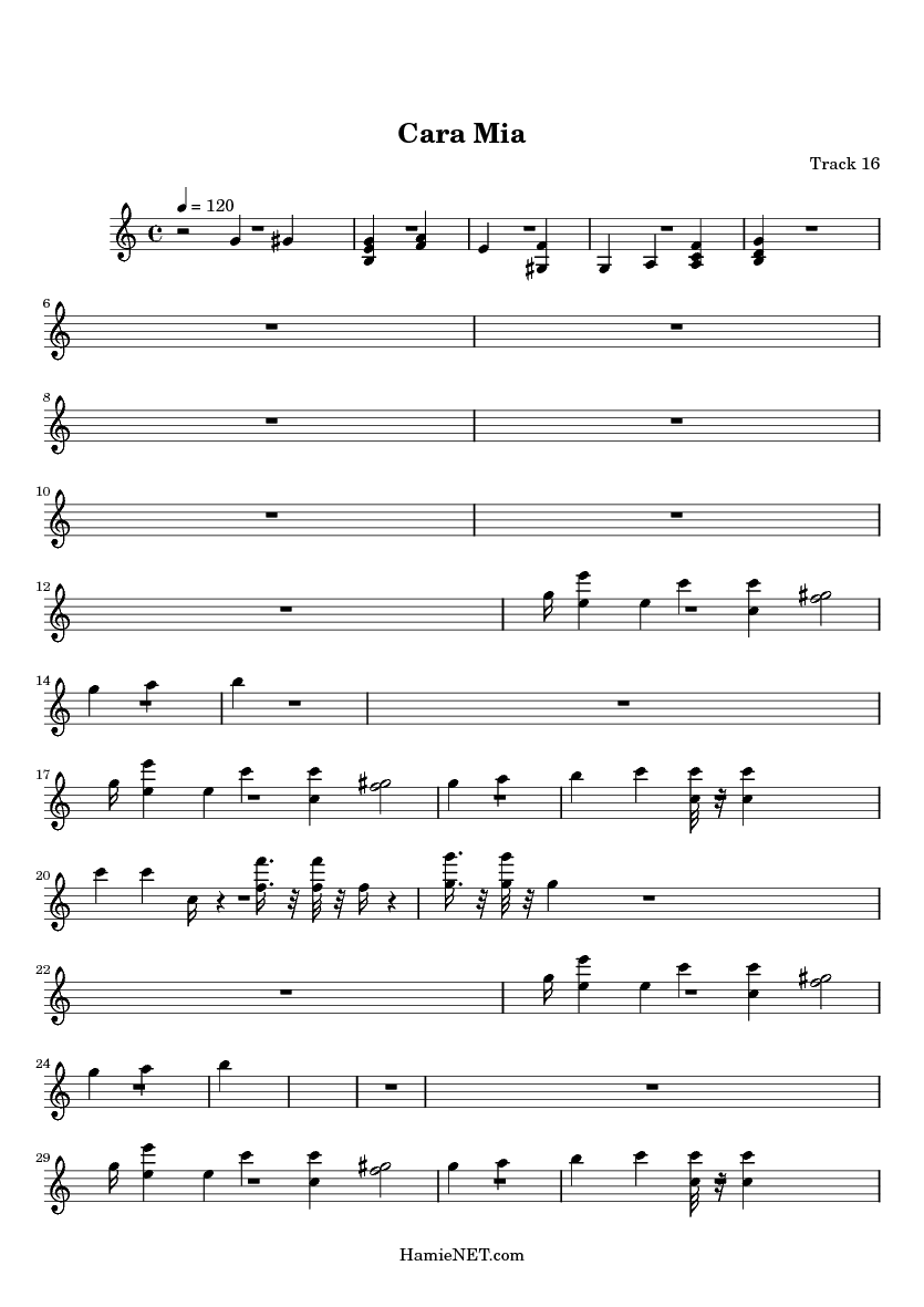 cara-mia-sheet-music-cara-mia-score-hamienet