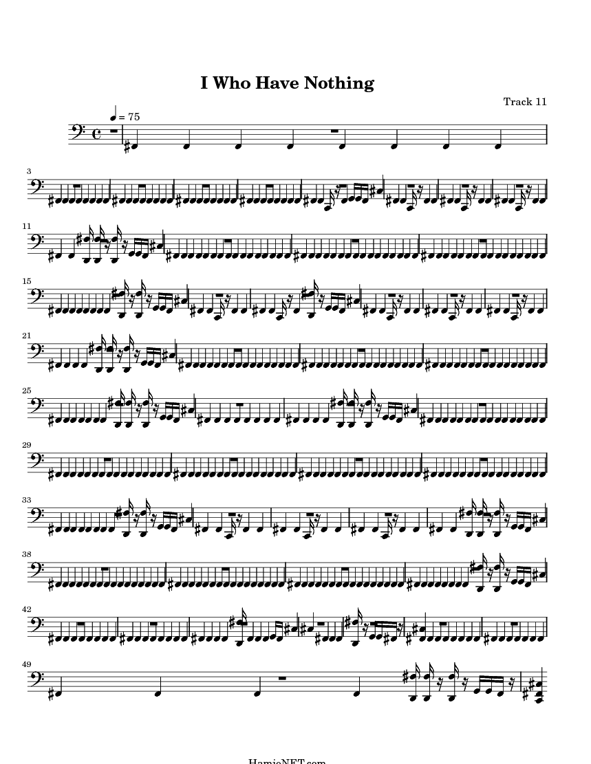 I Who Have Nothing Sheet Music - I Who Have Nothing Score • HamieNET.com