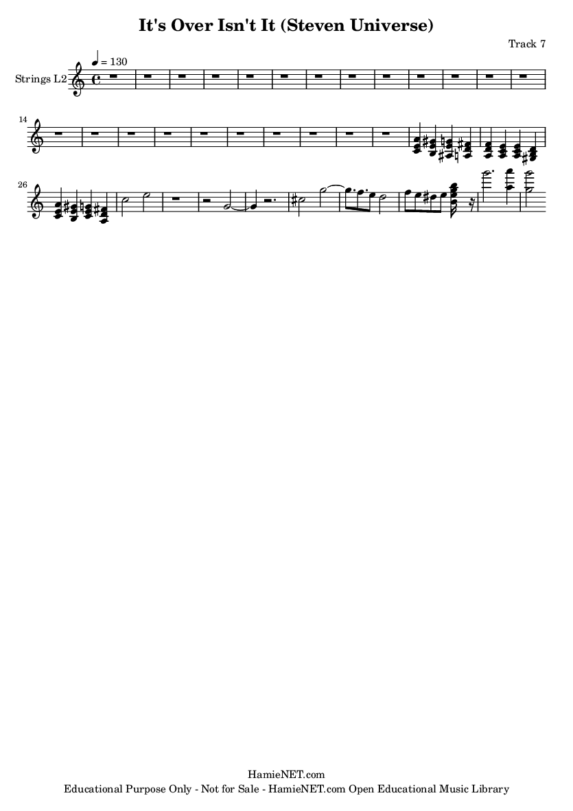 It S Over Isn T It Steven Universe Sheet Music It S Over Isn T It