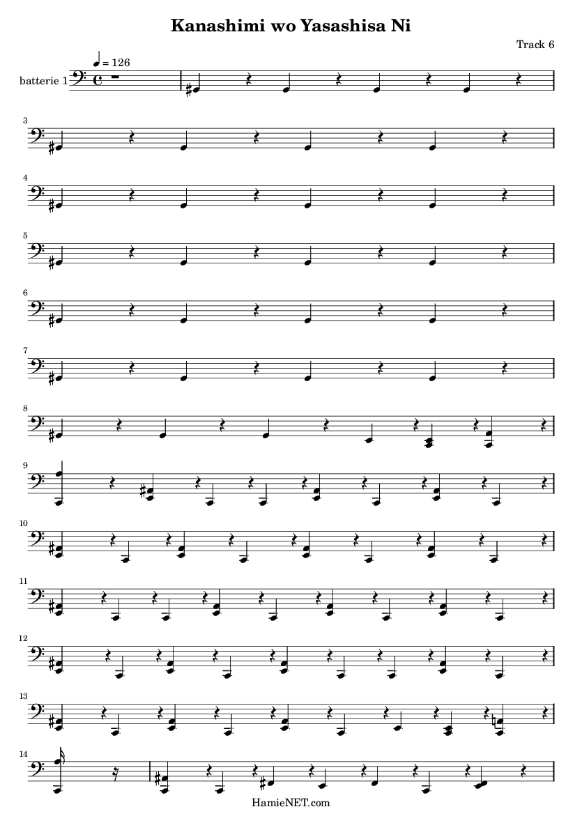 Kanashimi wo Yasashisa Ni Sheet Music - Kanashimi wo Yasashisa Ni Score