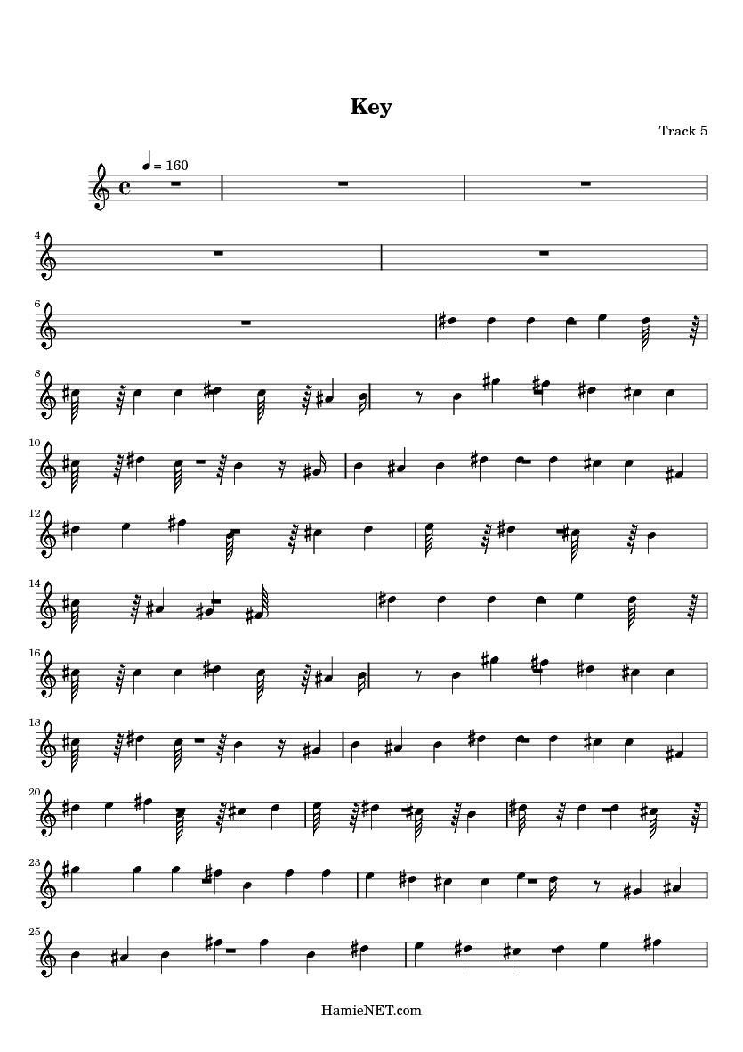 music keys sheet music