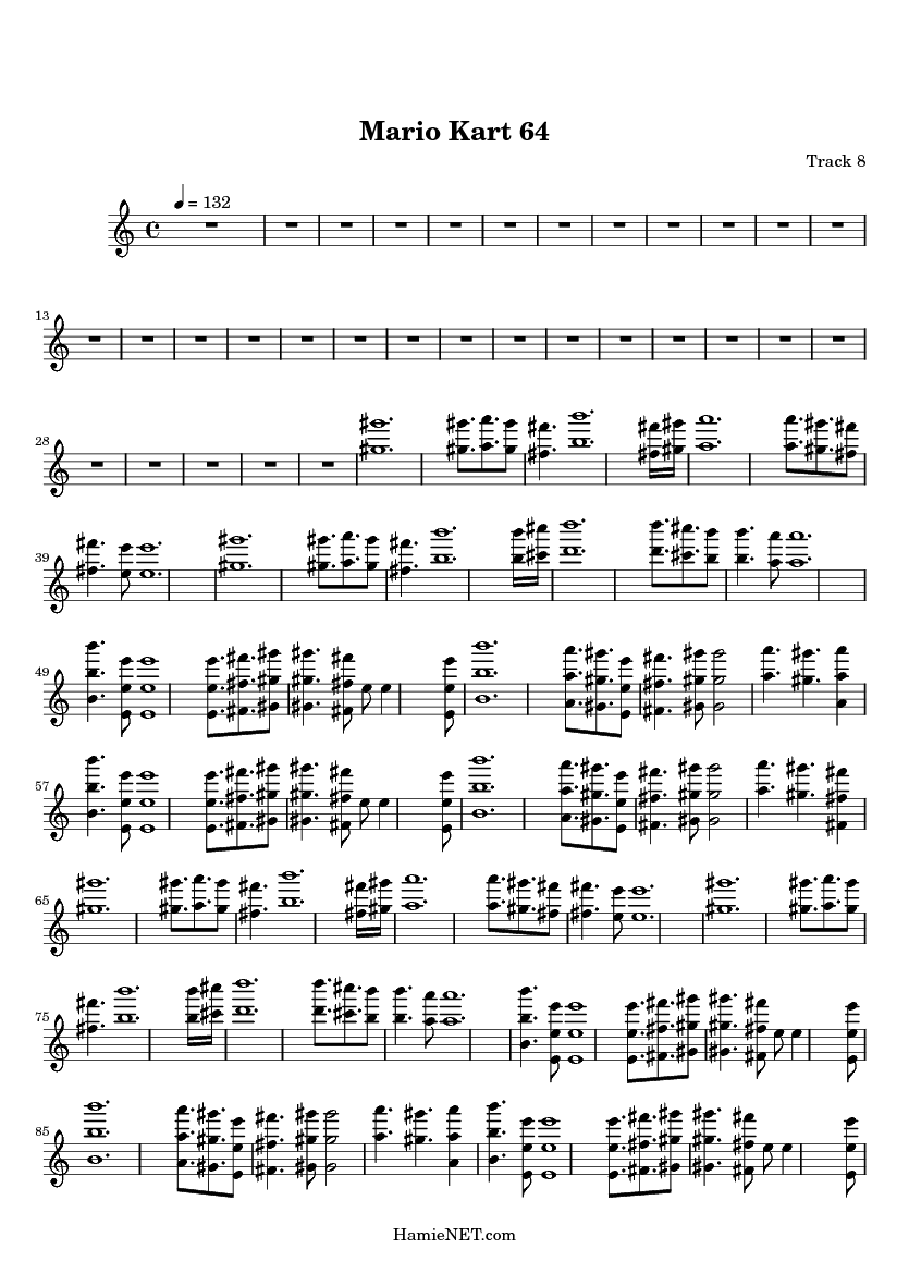 mario kart 64 music sheet trumpet