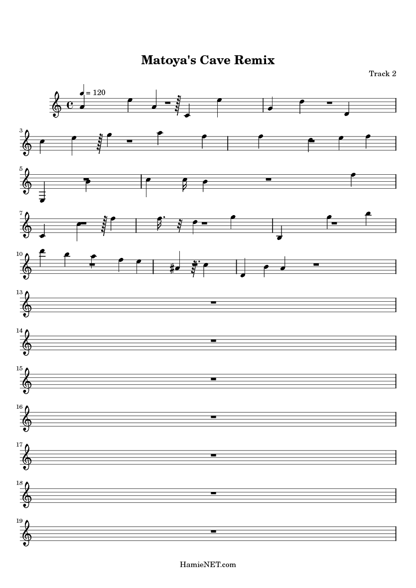 Matoya S Cave Remix Sheet Music Matoya S Cave Remix Score Hamienet Com