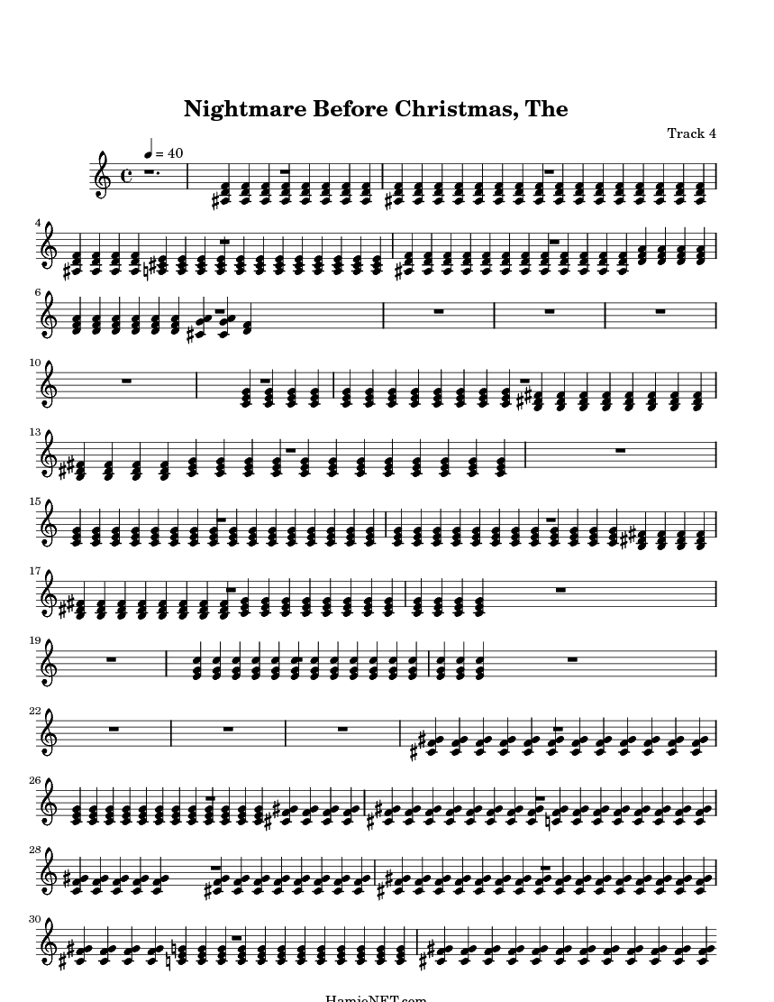 Nightmare before christmas flute sheet music free
